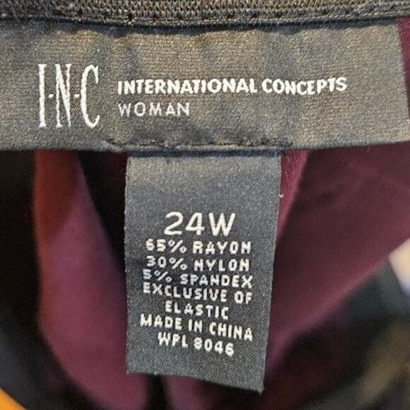 International Concepts Women's 24W red dress pants - Picture 3 of 6